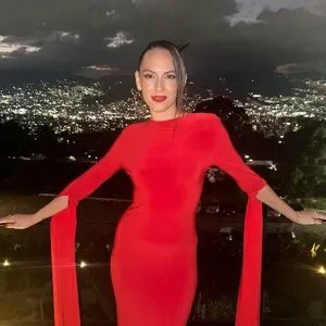Norma Kamali | Dresses | Red Ribbon Sleeve Wide Slit Gown